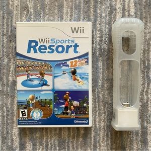 Wii Resort Game with motion plus attachment